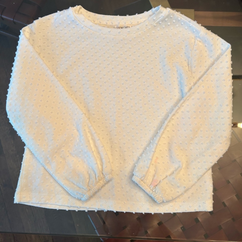 Jcrew factory 3/4 sleeve dot top